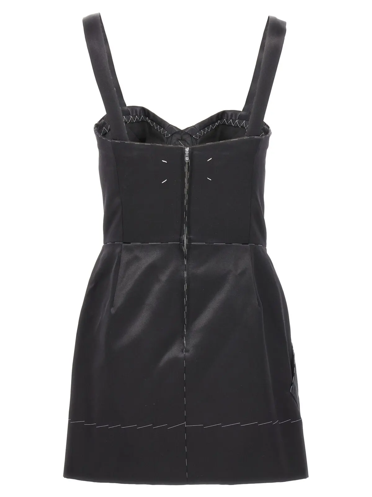 Сукня Contrast stitching corset Maison Margiela Чорний 2 Contrast stitching corset dress S29DA0002S44074900 MAISON MARGIELA Black