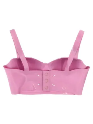 Latex bra S29RJ0032SV0259391 MAISON MARGIELA Pink