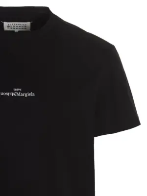 'Maison Margiela Paris' T-shirt Man MAISON MARGIELA Black