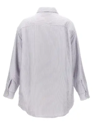 Striped shirt jacket S50DT0040M35204001F MAISON MARGIELA Light Blue