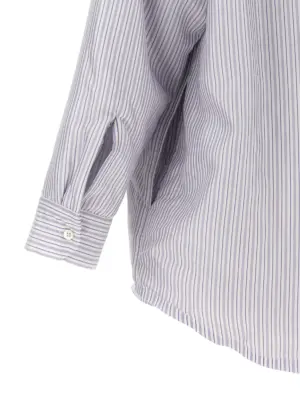 Striped shirt jacket 100% cupro MAISON MARGIELA Light Blue