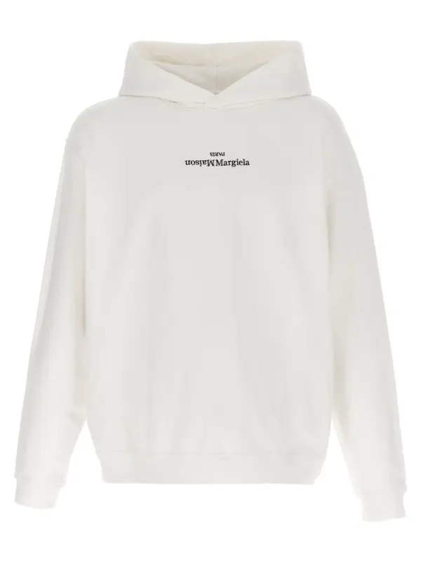 Logo hoodie MAISON MARGIELA White