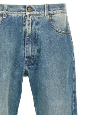 Washed denim jeans Man MAISON MARGIELA Blue