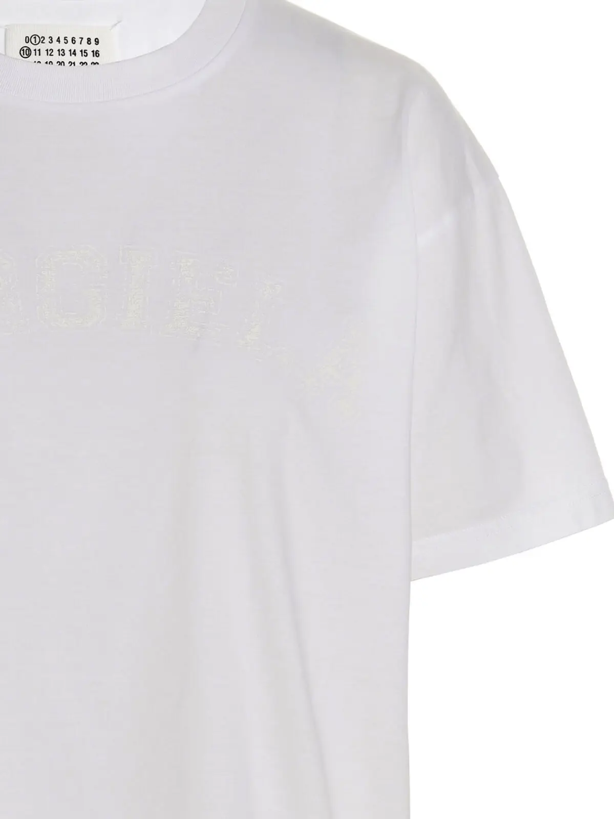 Футболка з логотипом Maison Margiela Біла 3 Logo t-shirt Woman MAISON MARGIELA White