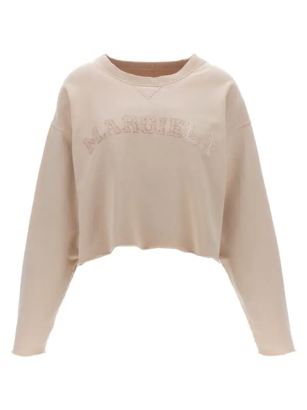 Logo embroidery sweatshirt MAISON MARGIELA Pink