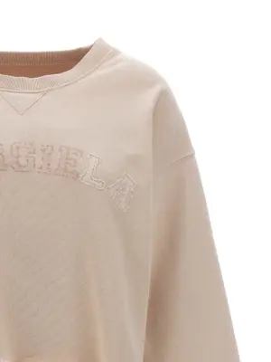 Logo embroidery sweatshirt Woman MAISON MARGIELA Pink