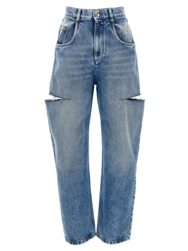Cut-out jeans MAISON MARGIELA Light Blue