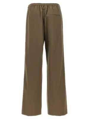 Satin band pants S52KA0508S47848741 MM6 MAISON MARGIELA Green