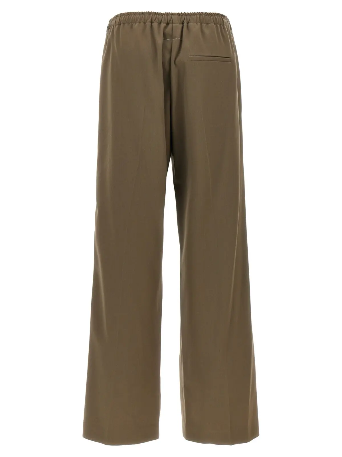 Штани з атласною смугою Mm6 Maison Margiela Зелені 2 Satin band pants S52KA0508S47848741 MM6 MAISON MARGIELA Green