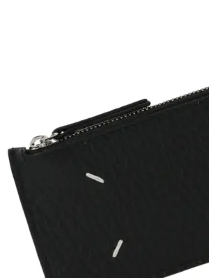 Zipped cardholder Unisex MAISON MARGIELA Black