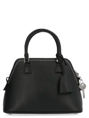 '5AC Mini' handbag 100% calfskin leather (Bos Taurus) MAISON MARGIELA Black