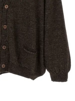 'Grampa' cardigan 100% wool MAGLIANO Gray