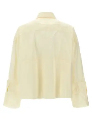 Logo print shirt S62DT0034S47294102 MM6 MAISON MARGIELA White