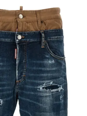 Jeans 'Skinny Twin Pack' Man DSQUARED2 Blue