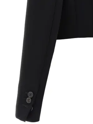 'D2 Jewel' short jacket 100% polyester DSQUARED2 Black