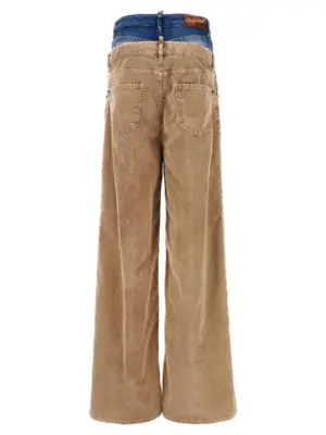 'Twin Pack' pants S72LB0678S53162124 DSQUARED2 Beige