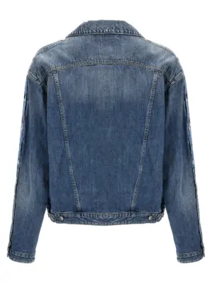 'Dan' denim jacket S74AM1466S30309470 DSQUARED2 Light Blue