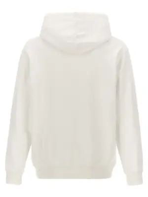 Logo print hoodie S74GU0664D25002100 DSQUARED2 White/Black