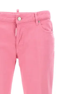 'Medium waist flare' jeans Woman DSQUARED2 Pink