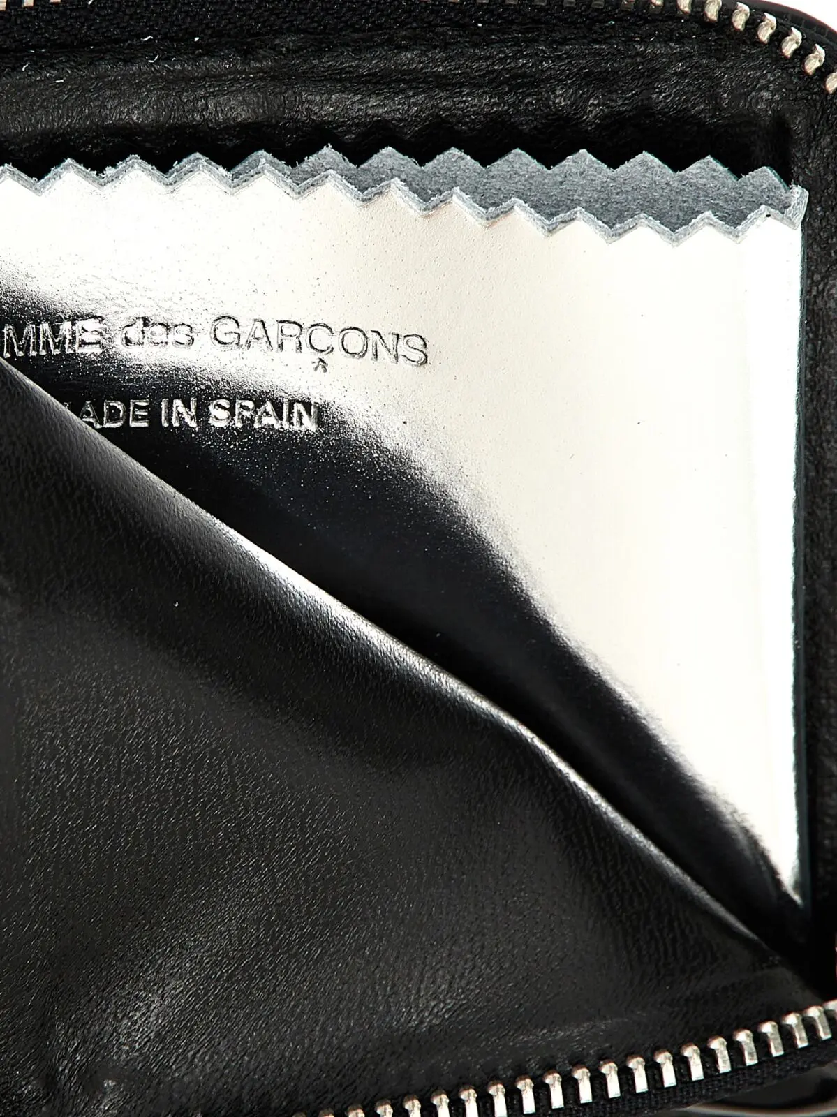 Гаманець Comme Des Garçons Wallet Mirror Inside Чорний 3 'Mirror Inside' wallet Unisex COMME DES GARÇONS WALLET Black