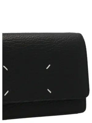 Logo chain wallet Unisex MAISON MARGIELA Black