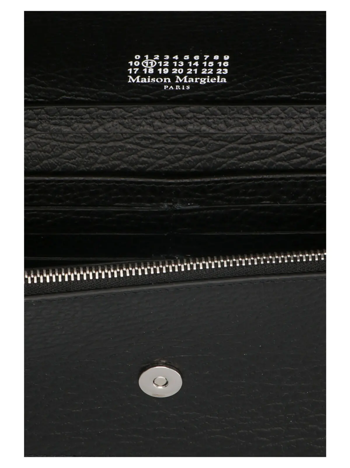 Гаманець Logo chain wallet Maison Margiela Чорний 4 Logo chain wallet 100% calf leather (bos taurus) MAISON MARGIELA Black