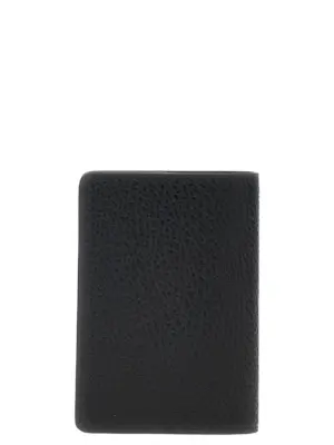 'Four Stitches' passport holder SA3VL0001P4455T8013 MAISON MARGIELA Black
