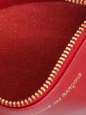 'Classic leather line’ wallet Unisex COMME DES GARÇONS WALLET Red