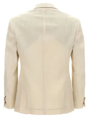 double-breasted blazer SAM200011 MAURIZIO MIRI White