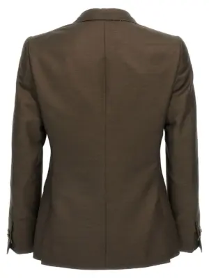 double-breasted blazer SAMS174430013805 MAURIZIO MIRI Green