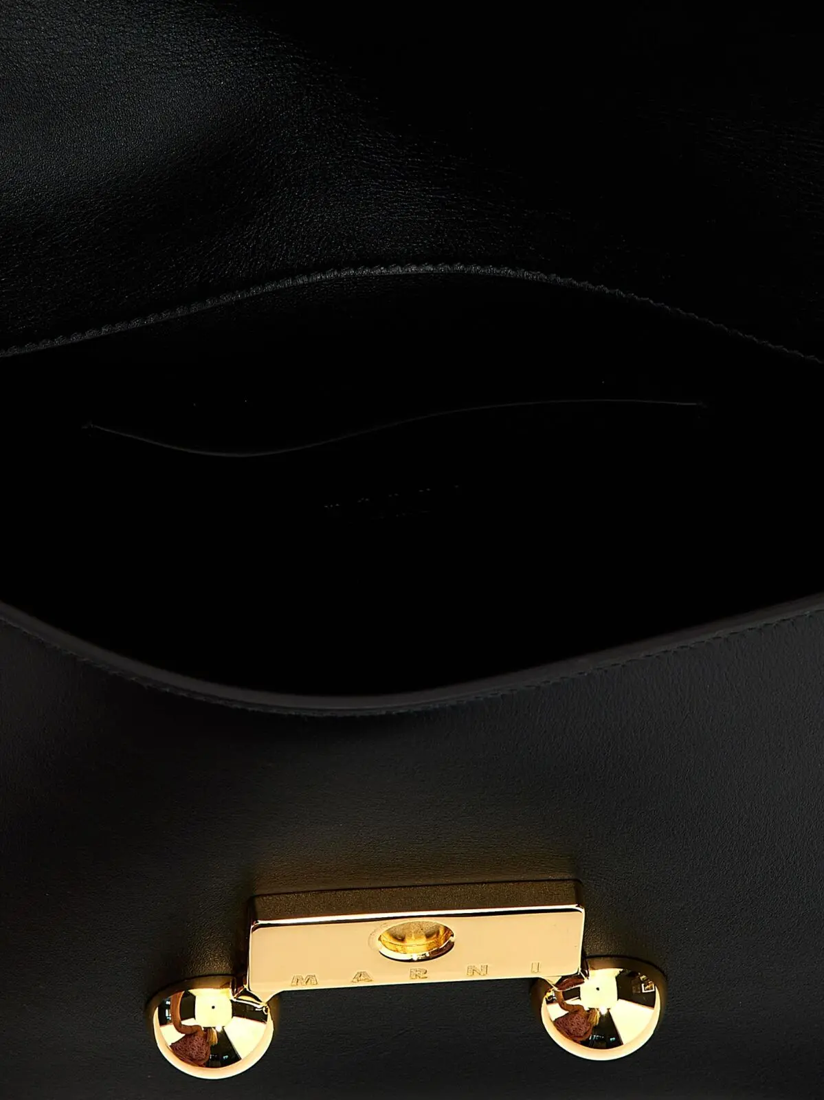 Сумка крос-боді Marni Trunkaroo Medium Чорна 4 'Trunkaroo' medium shoulder bag 100% calfskin leather (Bos Taurus) MARNI Black