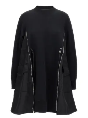 'Sponge' dress SACAI Black