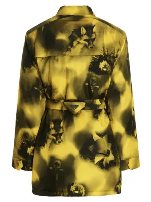 Re-Nylon printed parka SGC09111P1F0010 PRADA Yellow