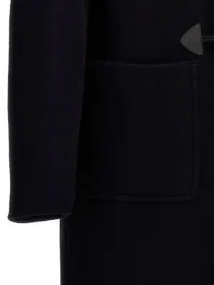 Long montgomery coat 100% wool PRADA Blue