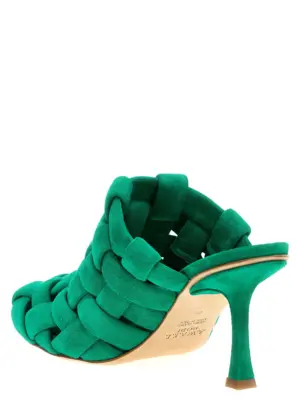'Wilma Chubby' mules SH07EMERALD A.W.A.K.E. MODE Green