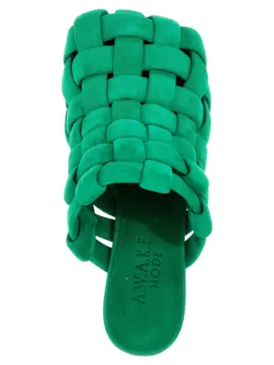 'Wilma Chubby' mules Woman A.W.A.K.E. MODE Green