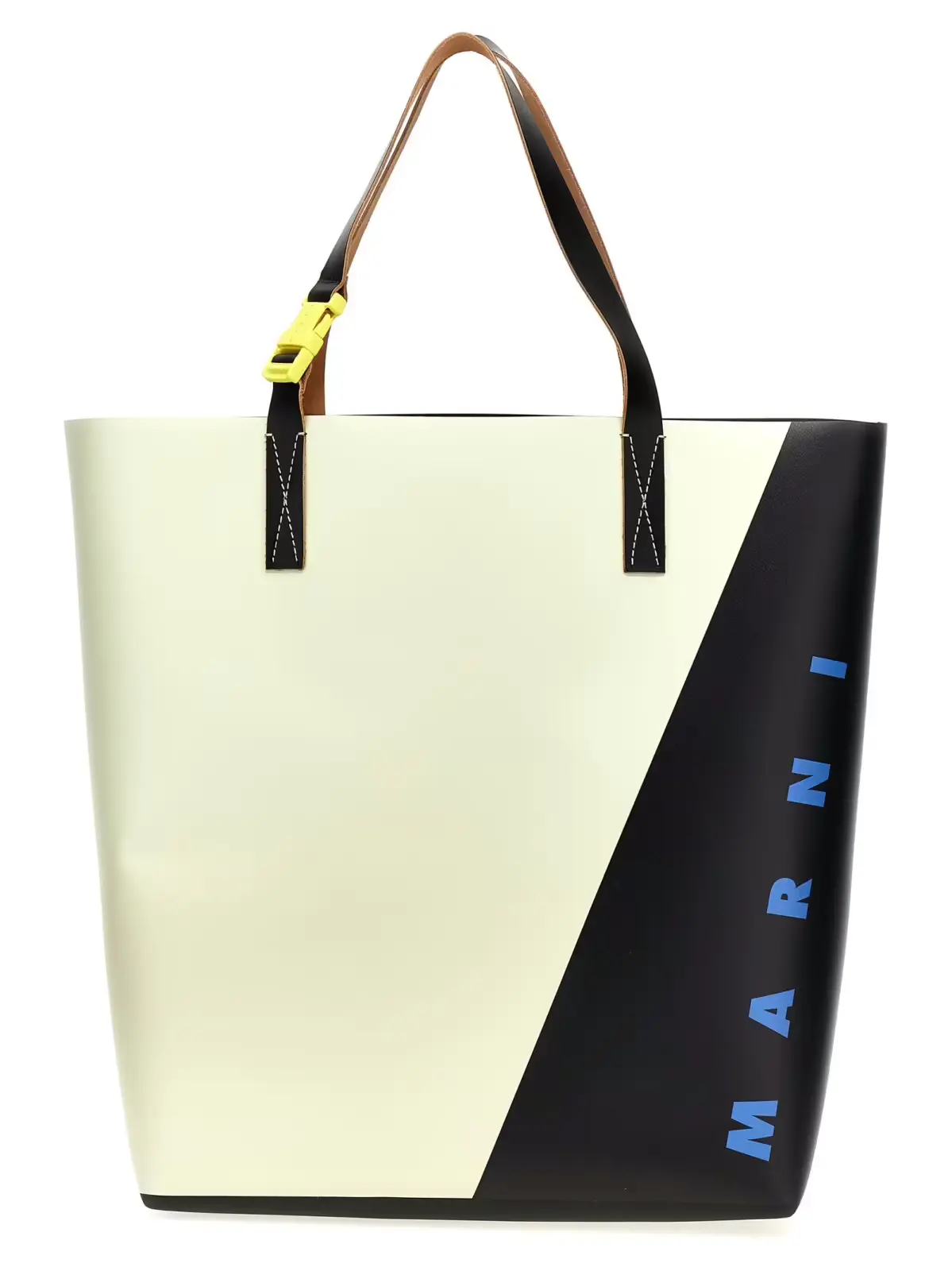 Сумка шопер Marni Logo Чорно-біла 1 Logo shopping bag MARNI White/Black