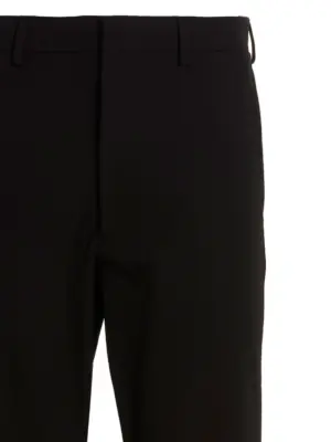 Stretch techno pants Man PRADA Black