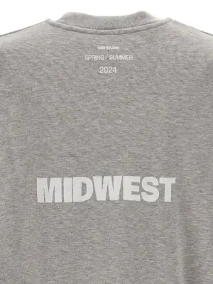 'Midwest' sweatshirt 100% cotton 1989 STUDIO Gray