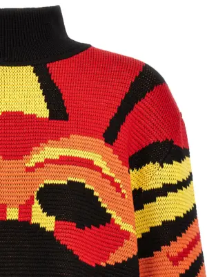 Jacquard sweater Man BLUEMARBLE Multicolor