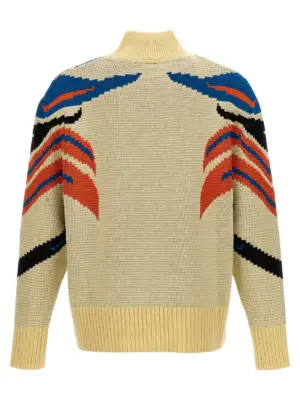 Jacquard sweater SW27KN21B23YEL BLUEMARBLE Multicolor