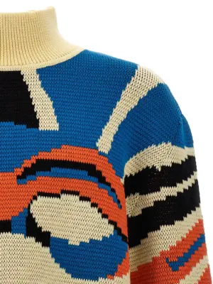 Jacquard sweater Man BLUEMARBLE Multicolor