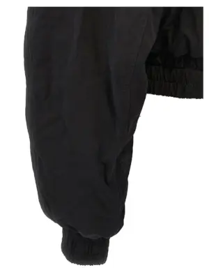 'Sierra' cropped bomber jacket 45% cotton 39% polyester 16% polyamide THE ANDAMANE Black