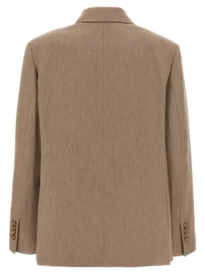 'Pixie' blazer T163007ATNV115SANDMELANGE THE ANDAMANE Beige