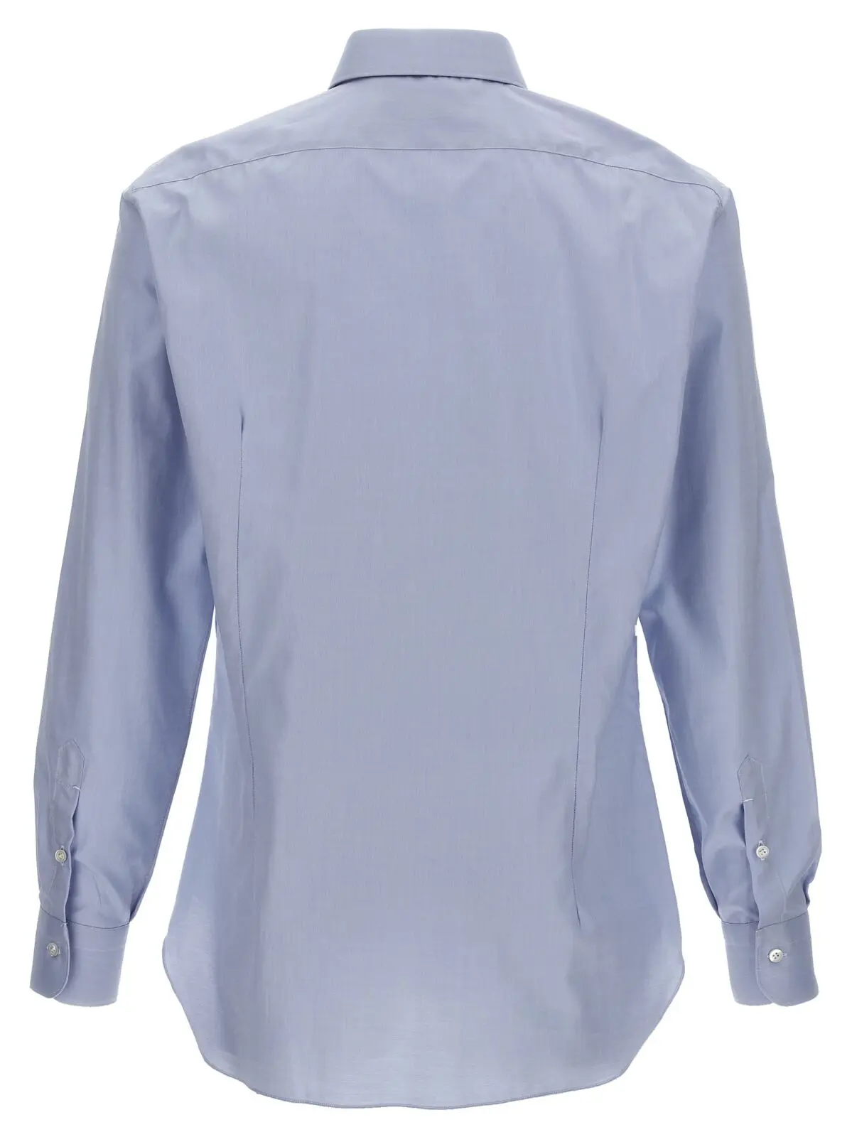 Сорочка з текстурованої бавовни Barba Блакитна 2 Textured cotton shirt T1U12P01401500002 BARBA Light Blue