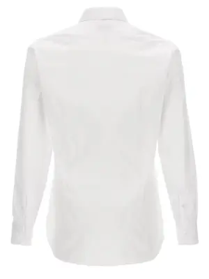 Poplin shirt T1U12P01PZ27000001 BARBA White