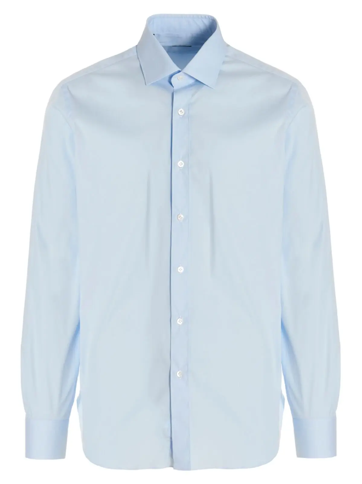 Сорочка з попліну Poplin shirt Barba Блакитна 1 Poplin shirt BARBA Light Blue