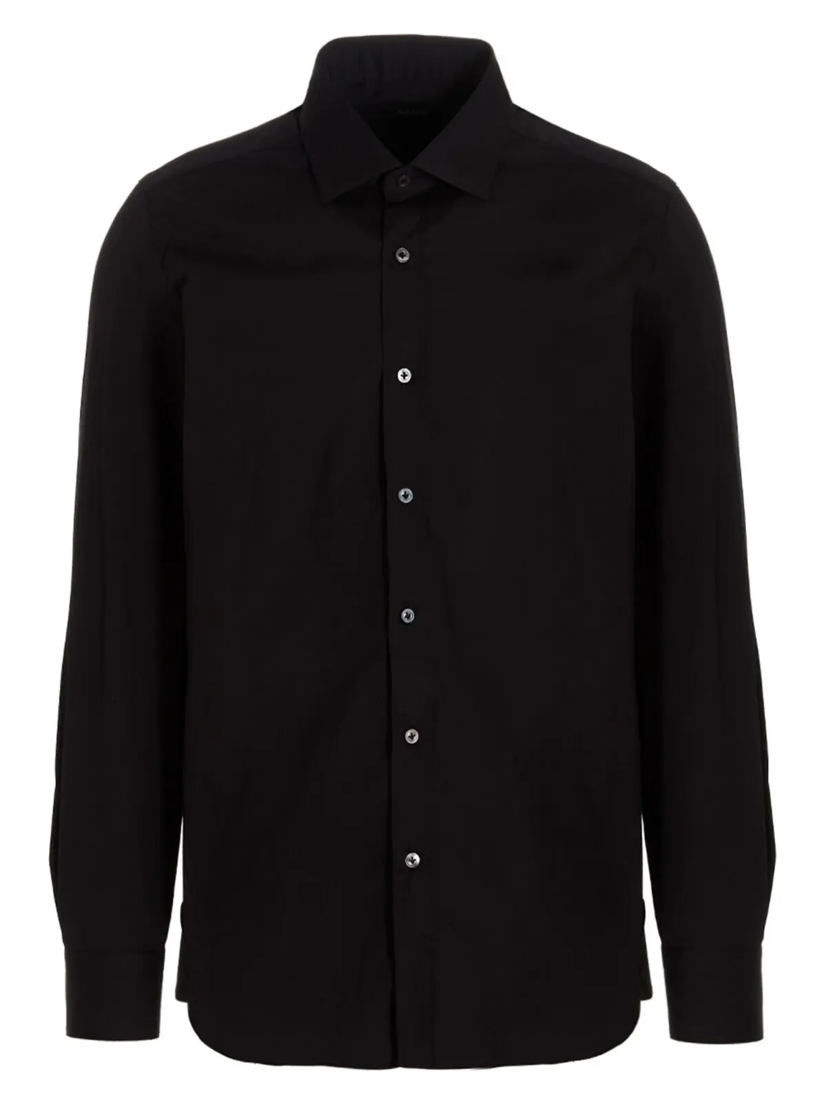 Сорочка з попліну Barba Чорна 1 Poplin shirt BARBA Black