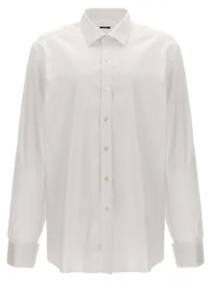 Poplin shirt BARBA White