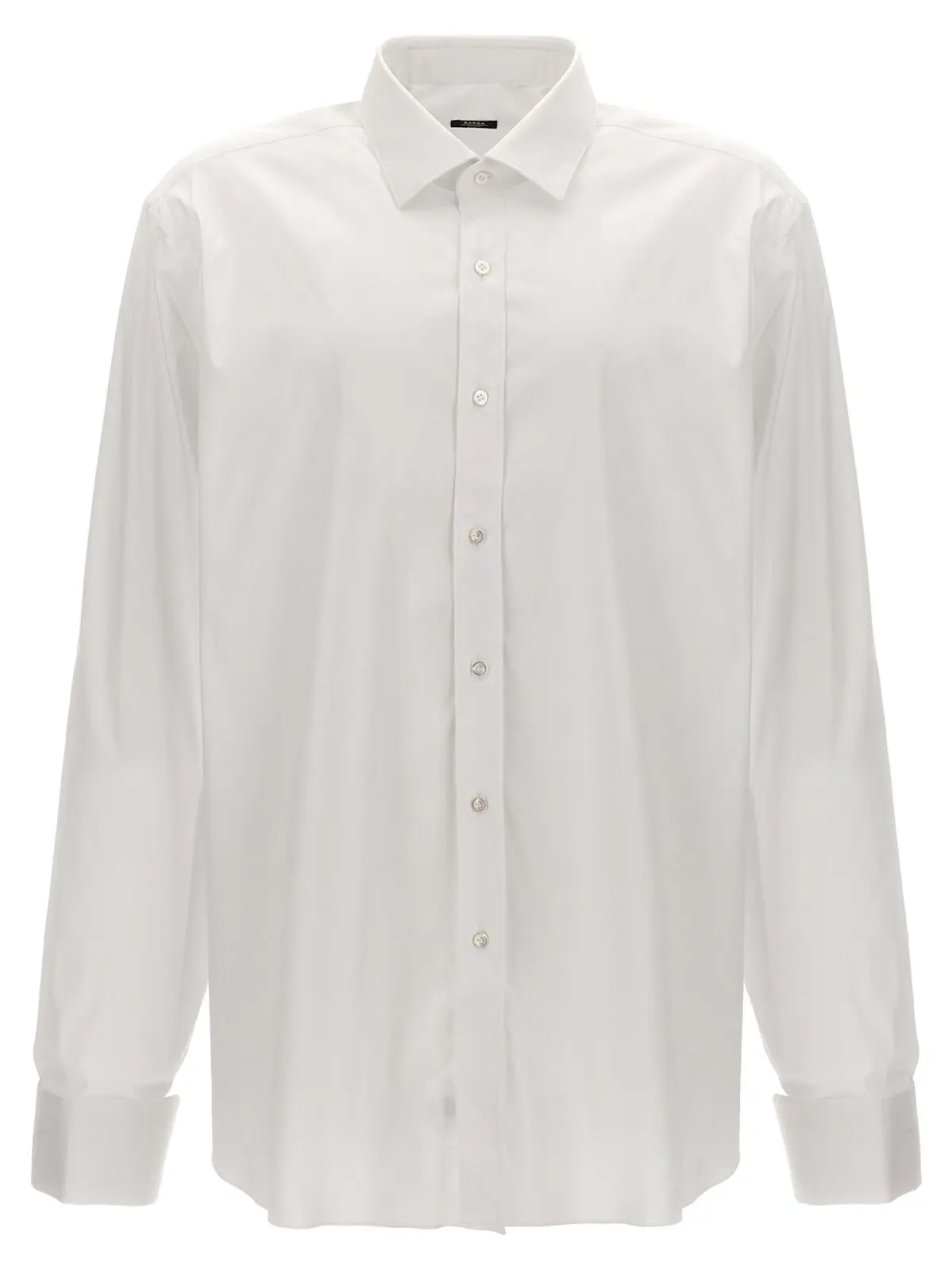Сорочка Barba поплінова Біла 1 Poplin shirt BARBA White